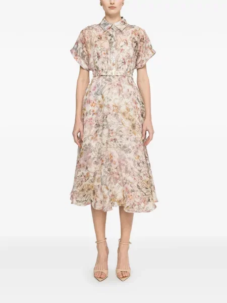 Rochie florală Nissa cu model floral cu imagine