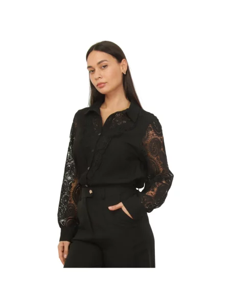 Top La Modeuse negru