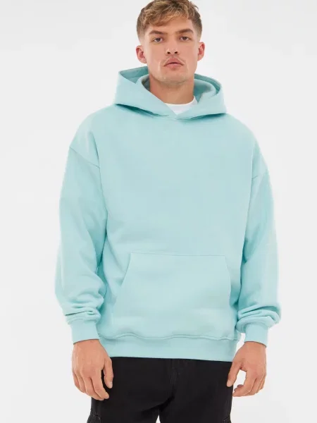 Johnny Urban Mikina Cody Oversized nebesky modrá