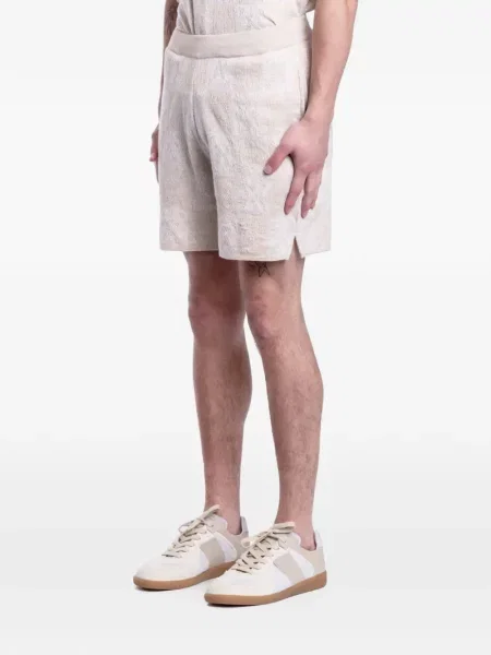 Pantaloni scurți Represent în carouri alb