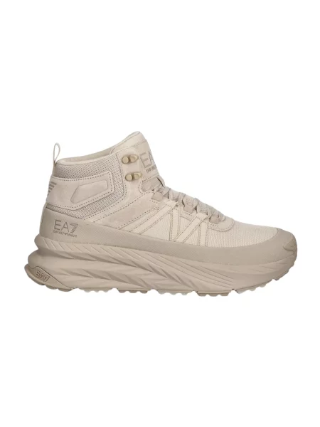 Sneakersy Ea7 Emporio Armani skórzane beżowe