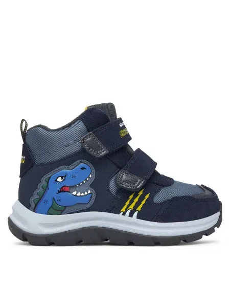 Kotníková obuv Skechers Tmavomodrá