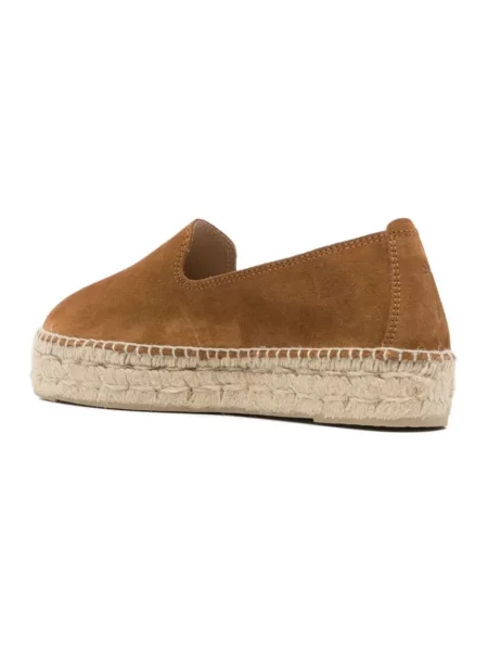 Espadryle Manebi zamszowe brązowe