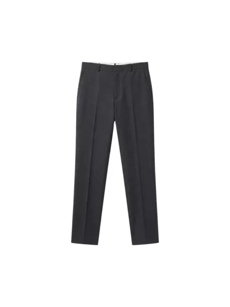 Spodnie Saint Laurent wełniane szare