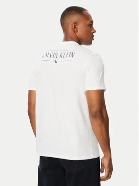 Calvin Klein Jeans Tričko námornícka modrá biela