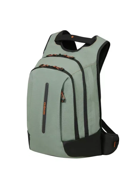 Кожаный повседневный рюкзак Samsonite зеленый