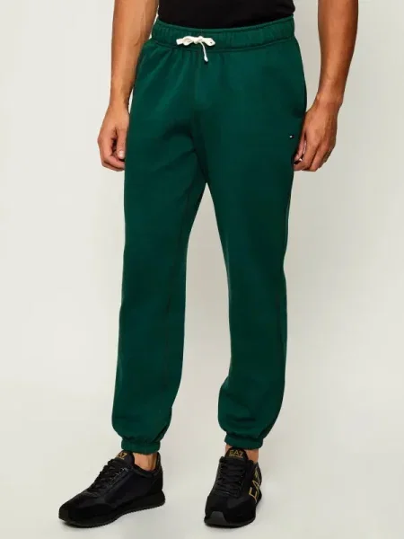 Tommy Hilfiger Pantaloni de trening Essential verde