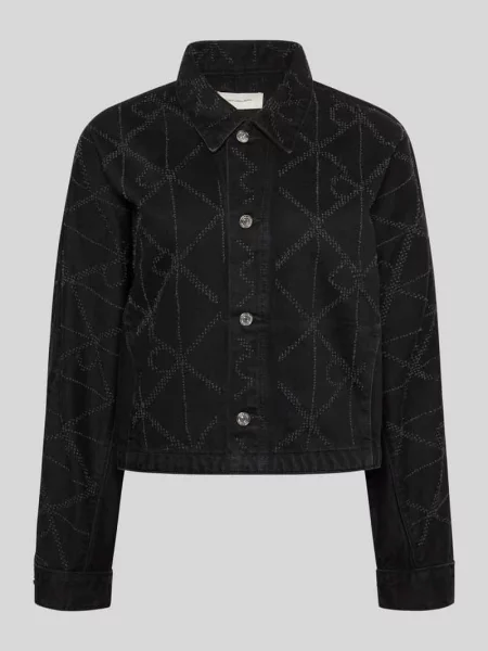 Kurtka o kroju relaxed fit z czystej bawełny model DOLEMAN' Calvin Klein Jeans czarna