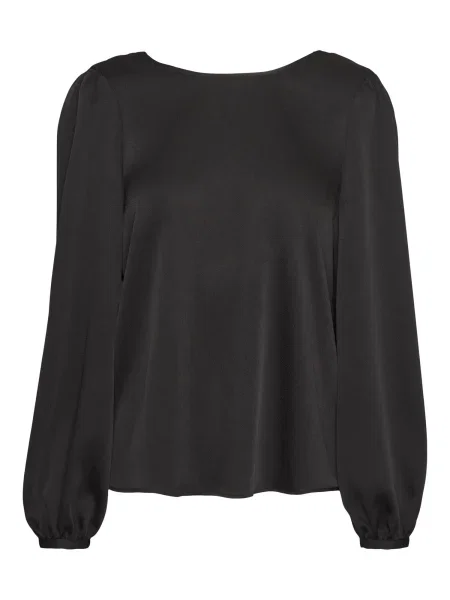 VERO MODA Bluză ELENORA' negru