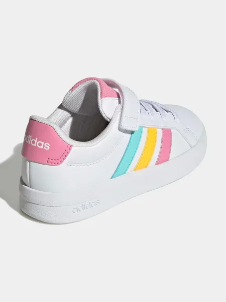 ADIDAS SPORTSWEAR Sportcipő GRAND COURT EL türkiz / sötétsárga / világos-rózsaszín fehér