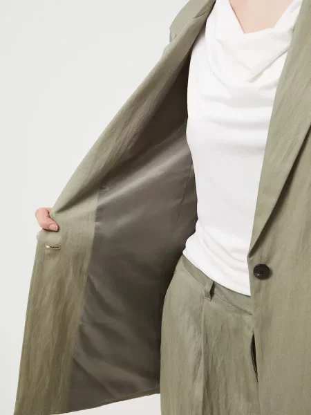 Піджак Medicine однобортний однотонний зелений