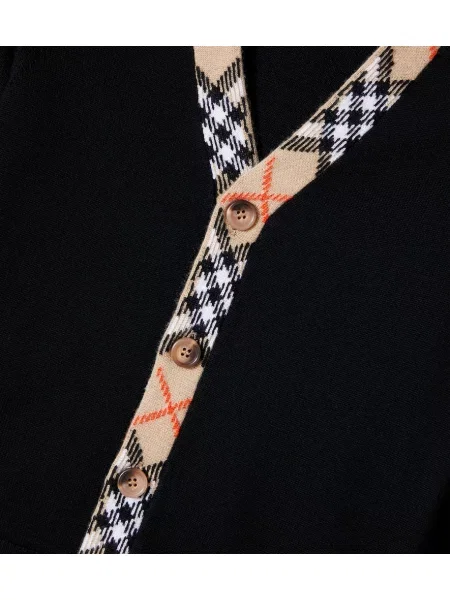 Ζακέτα Burberry μαύρο
