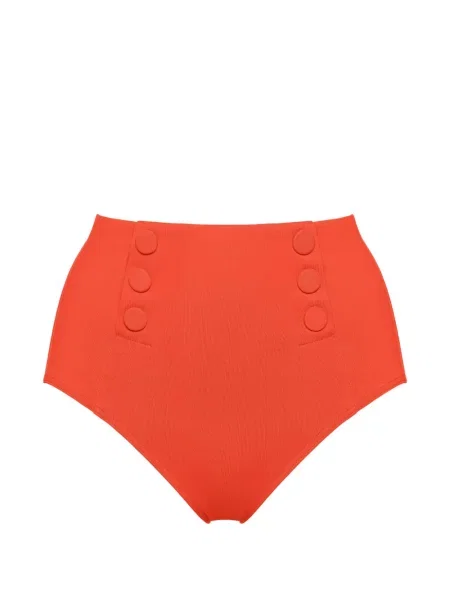 Bikini Eres z wysoką talią pomarańczowe