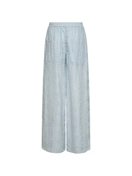 Pantaloni Fendi albastru