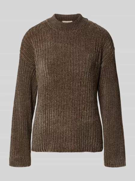 Sweter z dzianiny z efektem prążkowania model ‘Thrill’ Free/quent
