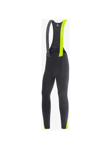 Gore Wear C5 Thermo legginsy neonowożółte S czarne