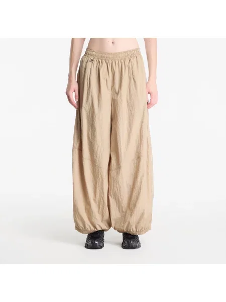 Kalhoty Nike Sportswear Oversized High-Waisted Balloon Track Pants Parachute Beige/ Sail/ Parachute Beige L bílé