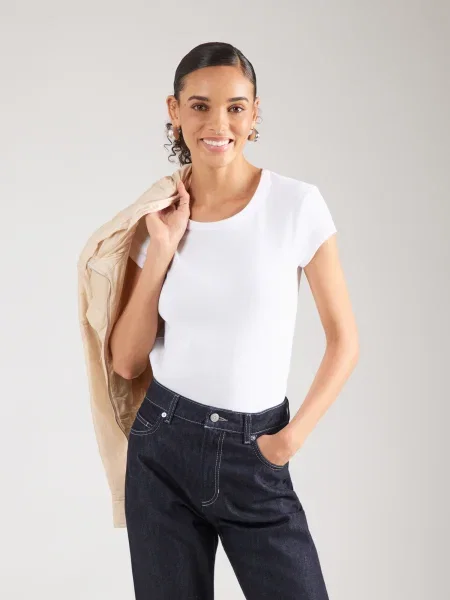 BOSS Tricou Ecute' alb