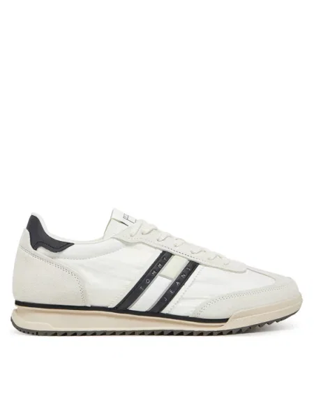 Αθλητικά Tommy Jeans Tjm Retro Runner Cleated λευκό