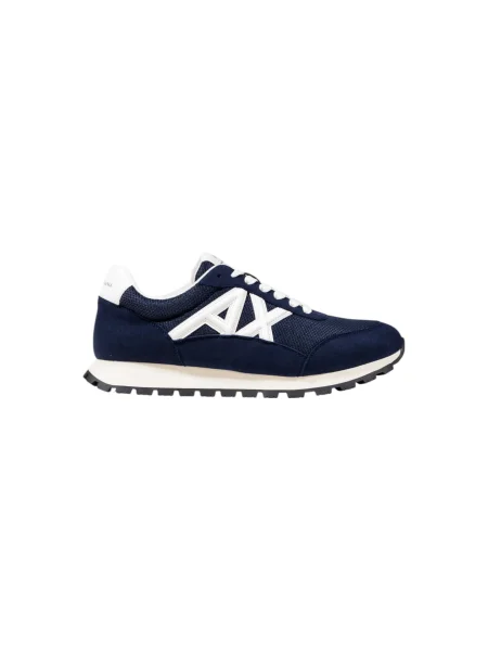 Tenisice Armani Exchange Tamnoplava crna