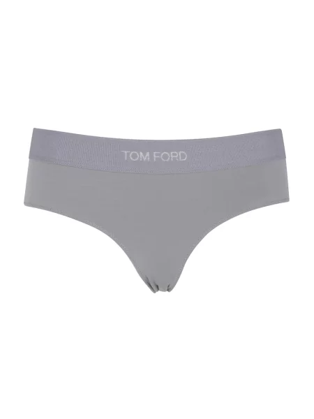 Stringi Tom Ford z logo szare