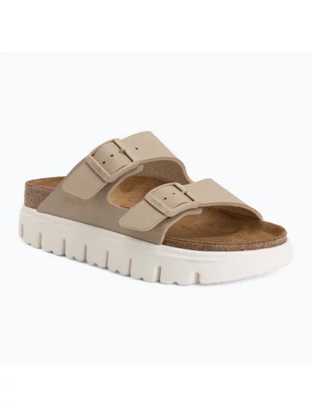 Birkenstock Papucs Arizona Chunky | Birkenstock x Papillio | narrow fit bézs