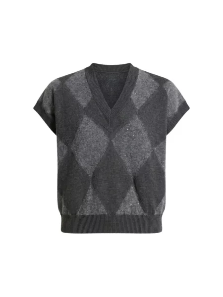 Sweter Peserico wełniany szary