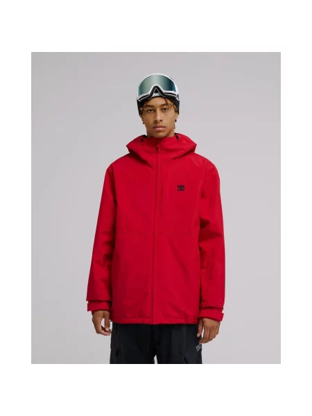 Kurtka z kapturem DC Shoes Basis czerwono S czarna