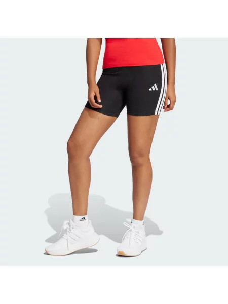 Šortky Essentials High Waisted Biker bílé