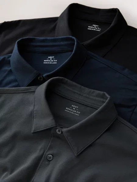 Next Tricou bleumarin / gri închis negru