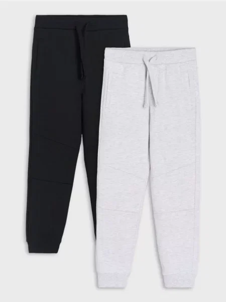 Sinsay Kalhoty 2 pack černá