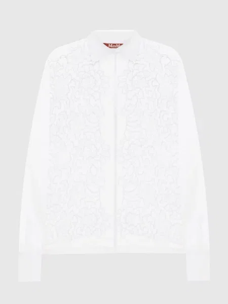 Сорочка CALI з рамі з вишивкою Max Mara біла