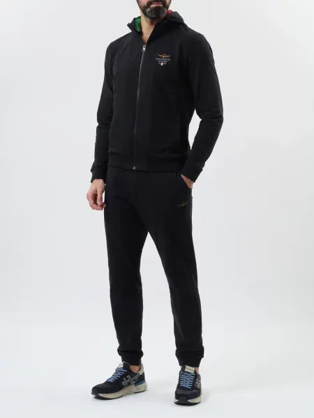 Костюмний спортивний костюм Aeronautica Militare чорний