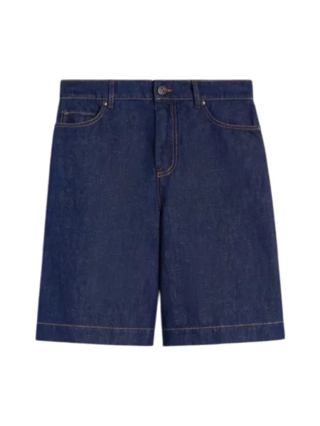 Bermudy Weekend Max Mara niebieskie