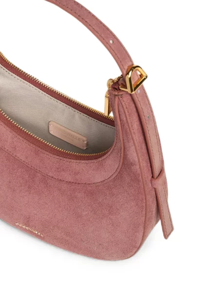 Τσάντα shopper Coccinelle σουέτ ροζ