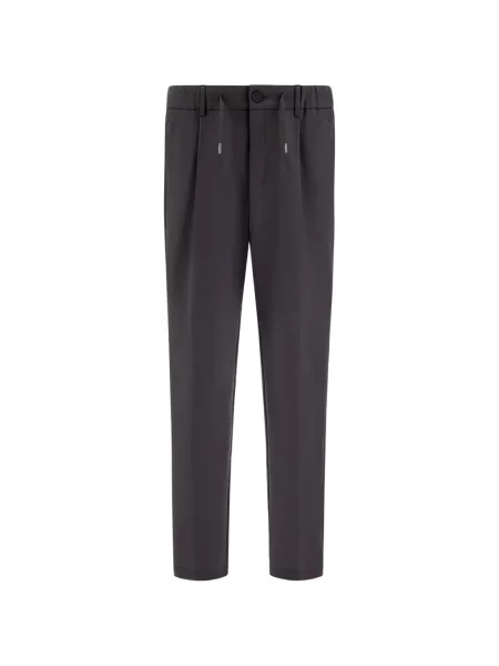 Pantaloni Herno cu cordon gri