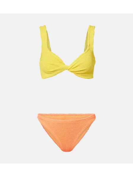 Bikini Hunza G galben