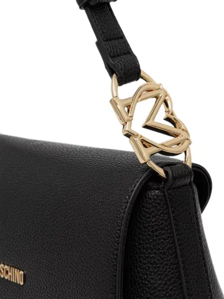 Shopper torbica Love Moschino s autogramom crna