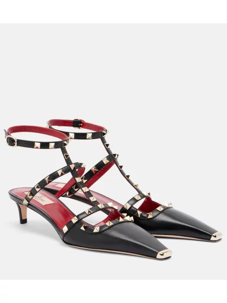 Pantofi cu toc Valentino Garavani din piele negru