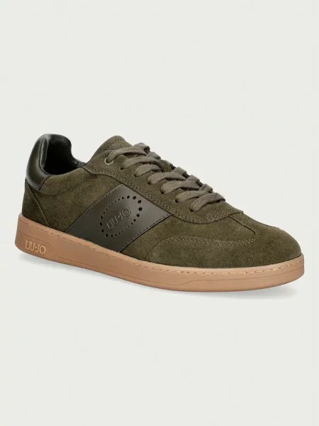 Liu Jo PARKER 01 sneakers pentru bărbați din piele verde