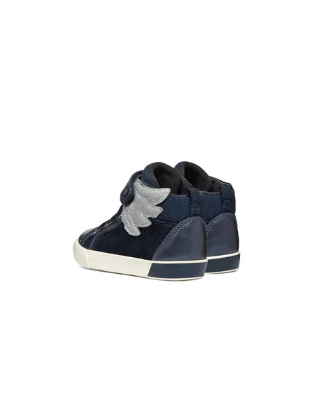 Sneakersy Geox B Kilwi Girl M Tmavomodrá