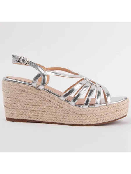Pantofi Montevita argintiu