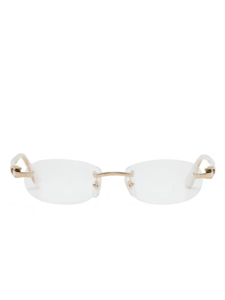 Ochelari de soare Cartier Eyewear alb