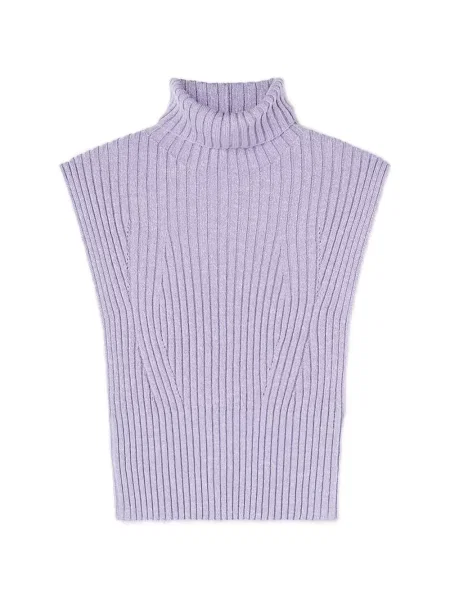 Top Retori din cașmir violet