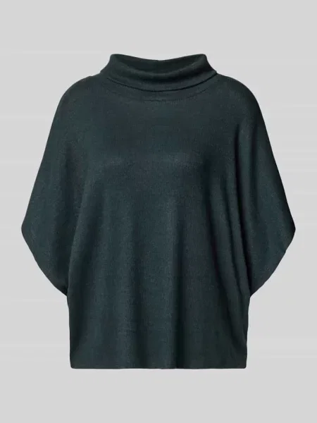 Sweter z dzianiny z golfem Apricot