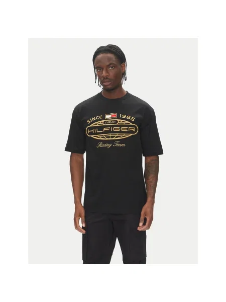 Tommy Hilfiger Póló F1 Movie Regular Fit fekete