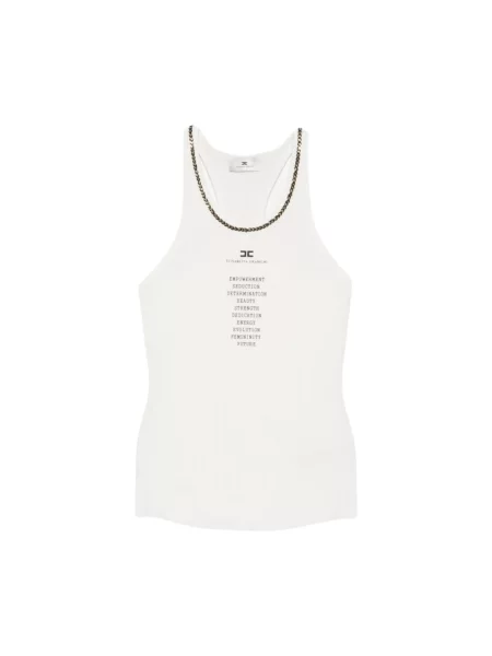 Top Elisabetta Franchi biały