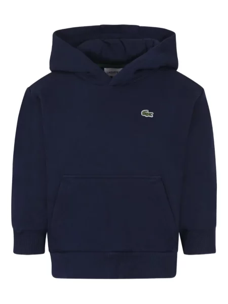 Bluza z kapturem dziecięca Lacoste niebieska