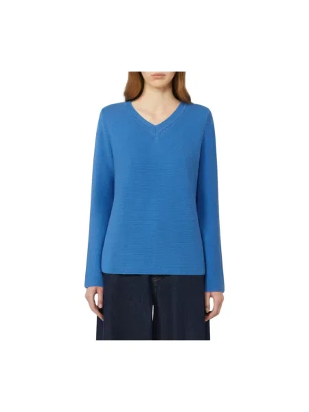 Sweter Weekend Max Mara niebieski