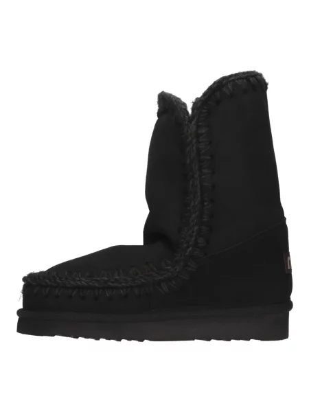 Buty do kostki Mou wełniane czarne